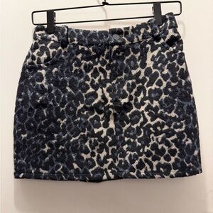 Wild Honey Cheetah Print Mini Skirt